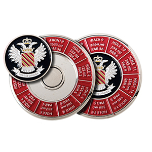 44mm Enamel Yardage Holder